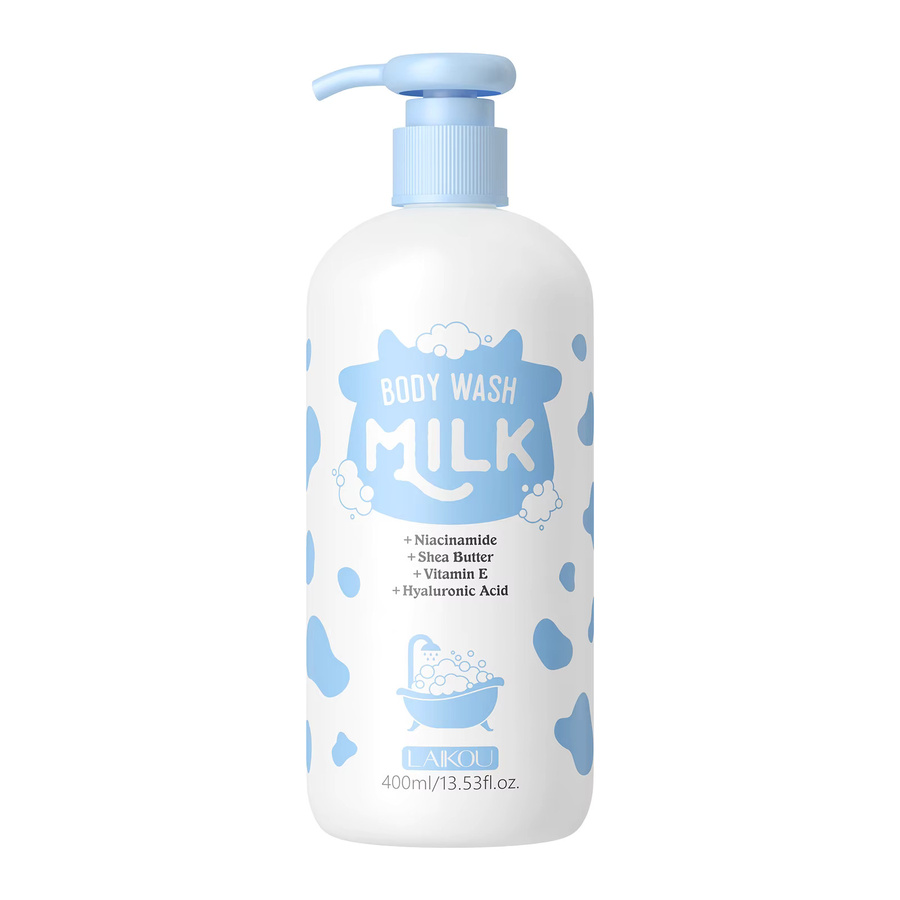 LAIKOU Milch-Duschgel, 400 ml, mit Niacinamid - Bild 2