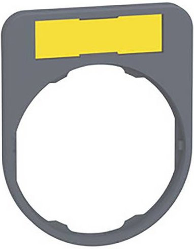Schneider Electric Schildträger ZBYF4101C0 in Grau für Unterputzmontage - Bild 1