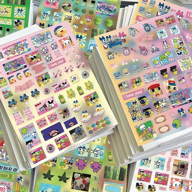 Bandai Aufkleber, 8-teiliges Set, multicolour, paper - Bild 1