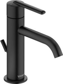 Duravit Waschtisch-Einhebelmischer S Fresh u. Flow Balcoon in Schwarz Matt mit Zugstangenablauf - Bild 1