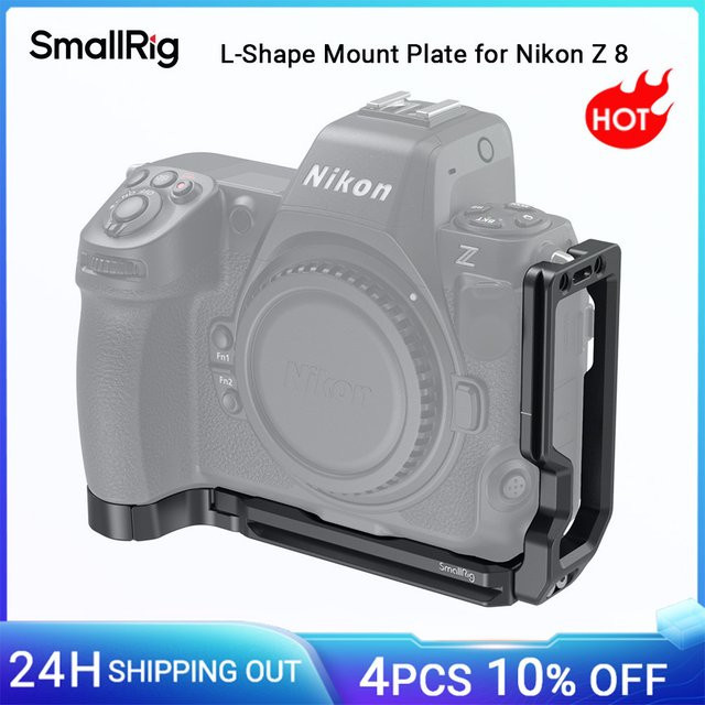 SmallRig L-förmige Montageplatte für Nikon Z 8 mit Arca-Swiss Schnellwechselplatte, Schwarz - Bild 1