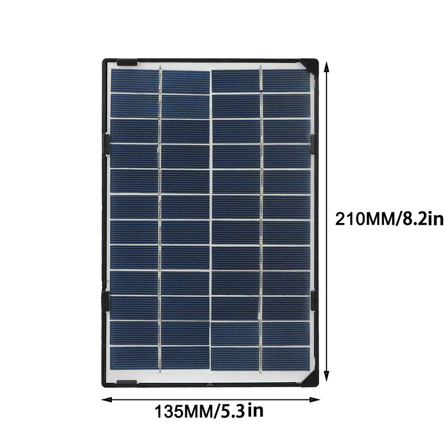 35 W 12 V Solarpanel-Ladegerät aus polykristallinem Silizium mit 3 m Kabel in Blau für Wohnmobil, Boot, Auto und Camping - Bild 2
