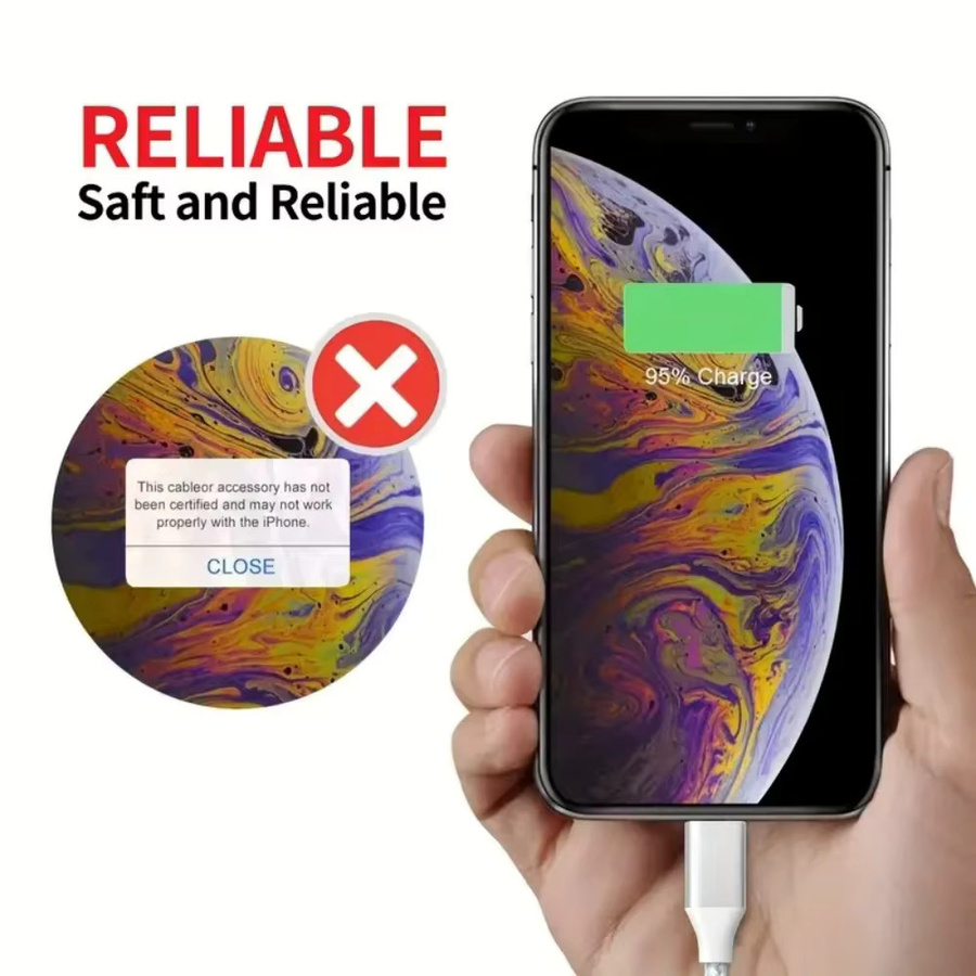 USB-A auf Typ-C Schnellladekabel und Datenkabel in Schwarz für Xiaomi, Huawei, Samsung und iPhone 15 16 - Bild 4