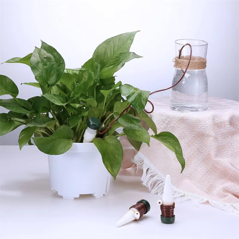 Automatisches Bewässerungsgerät für Blumentöpfe und Bonsai zur Wurzelbewässerung, 8-16 Stück, Weiß - Bild 2