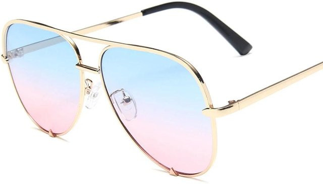 Yiran bag Sonnenbrille Aviator, Metall, Vollrand, Multicolor, Damen - Bild 1