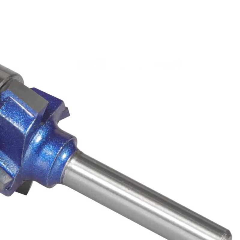 Allsome 3er Set abgerundete Eckfräser für die Holzbearbeitung in Silber mit Schaftdurchmesser 6 mm, 6,35 mm und 8 mm - Bild 2