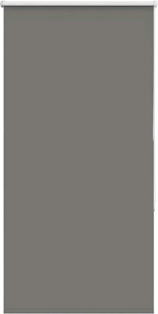 vidaXL Verdunkelungsrollo aus Polyester in Grau, B: 80 cm, H: 150 cm - Bild 1