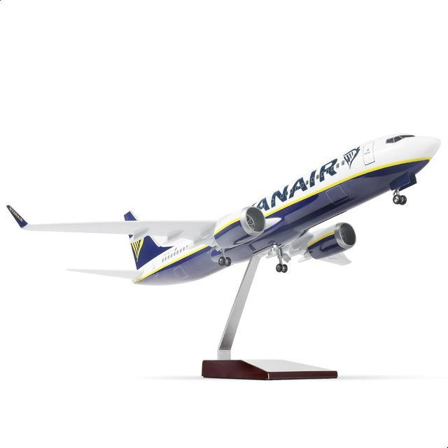 ZOCO Ryan Air B737 Flugzeugmodell, Harz - Bild 1