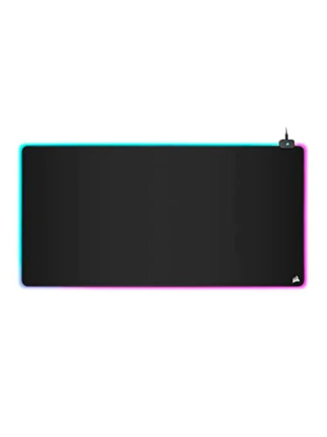 Corsair RGB Gaming-Mauspad in Schwarz, extra große LED-beleuchtete Schreibtischunterlage mit rutschfester Unterseite für deinen PC - Bild 4