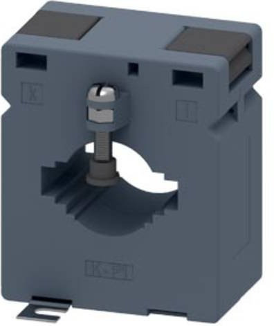Siemens Stromwandler 4NC5327-2DE21 grau, 1-phasig, Primärstrom 600A, Sekundärstrom 5A, Leiterdurchführung Ø: 36 mm - Bild 1