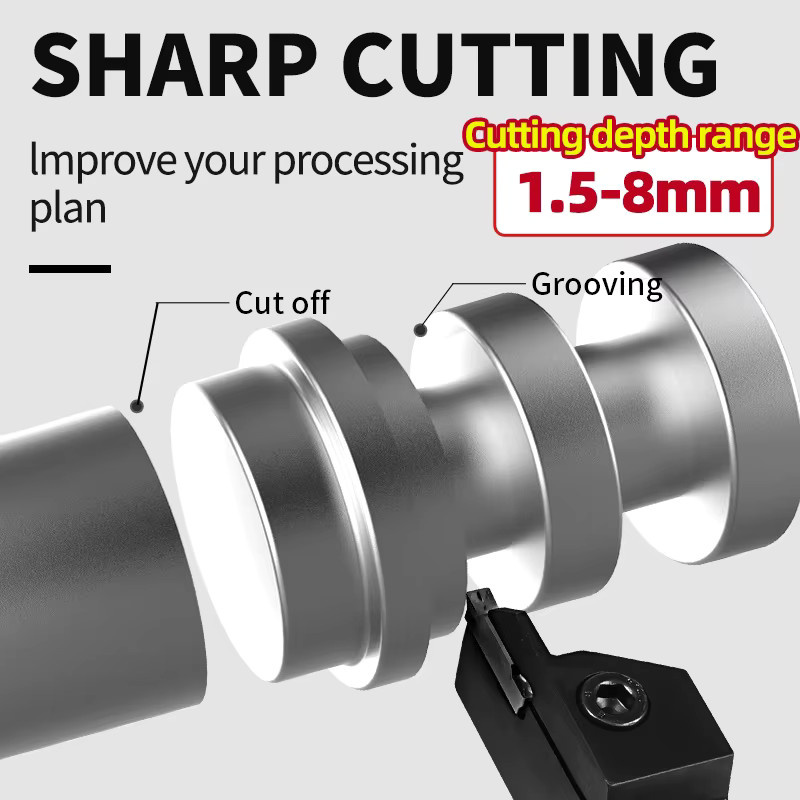 KEENCUTEER Hartmetall-Einstechplatten MGMN für CNC-Bearbeitung von Gusseisen - Bild 5