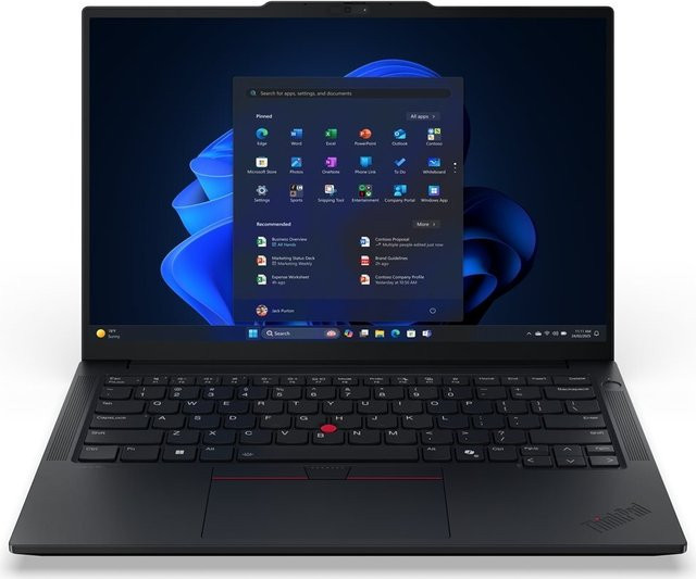 Lenovo ThinkPad E14 Gen 7 21U2 Laptop in Schwarz mit Intel Core Ultra 5 226V, 16 GB RAM, 512 GB SSD, 14 Zoll Display und Windows 11 Pro - Bild 1