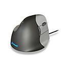 BakkerElkhuizen Evoluent Vertical Mouse 4 Ergonomische Vertikalmaus mit 6 Tasten in Grau/Silber via USB - Bild 2