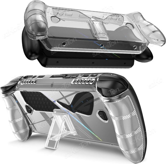 Transparente Schutzhülle mit Ständer für ASUS ROG Ally 2026 und ROG Ally X aus stoßfestem TPU - Bild 1