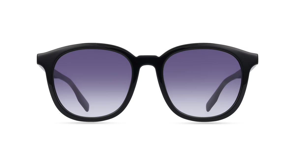 Alexander McQueen MQ0303SK Sonnenbrille, Vollrand, Oval, Kunststoff, Unisex, schwarz, grau - Bild 1