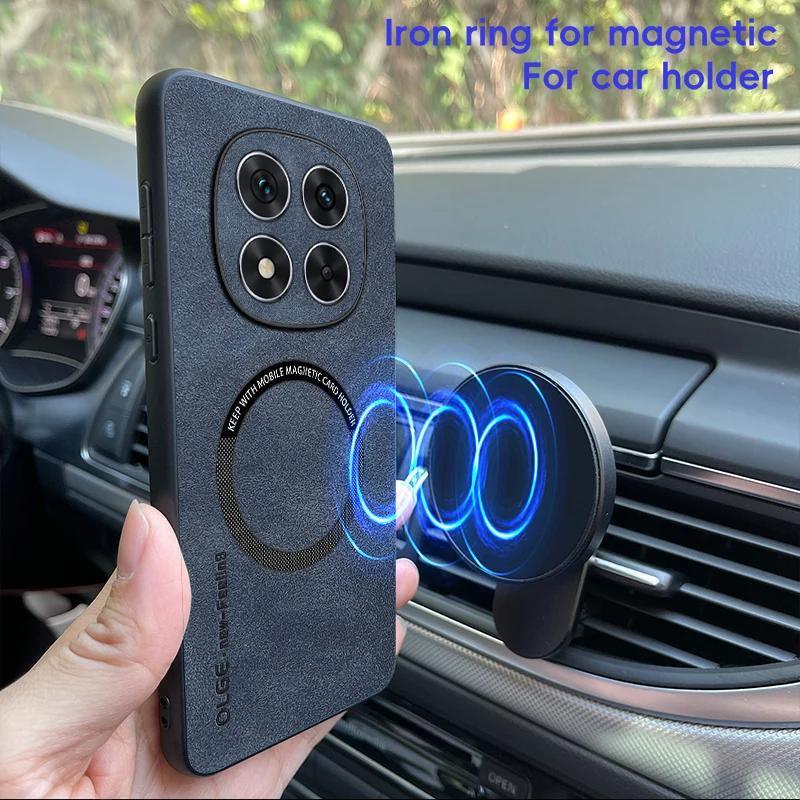 Magnetische Retro-Ledertasche als weiche Handyhülle für Xiaomi Redmi Note 14 Pro Plus 5G mit Unterstützung für kabelloses Laden - Bild 1