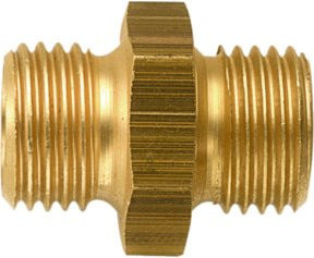 Metabo Doppelnippel 1/2" AG x 1/2" AG aus Messing in Gold - Bild 1