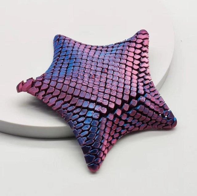 A Family Of Home Textiles STEM 3D-Druck Gelenkiger Seestern, Fidget Spielzeug - Bild 1