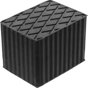 BGS Gummiauflage 7039 Schwarz für Hebebühnen B/T/H: 16,0 x 12,0 x 11,5 cm - Bild 1