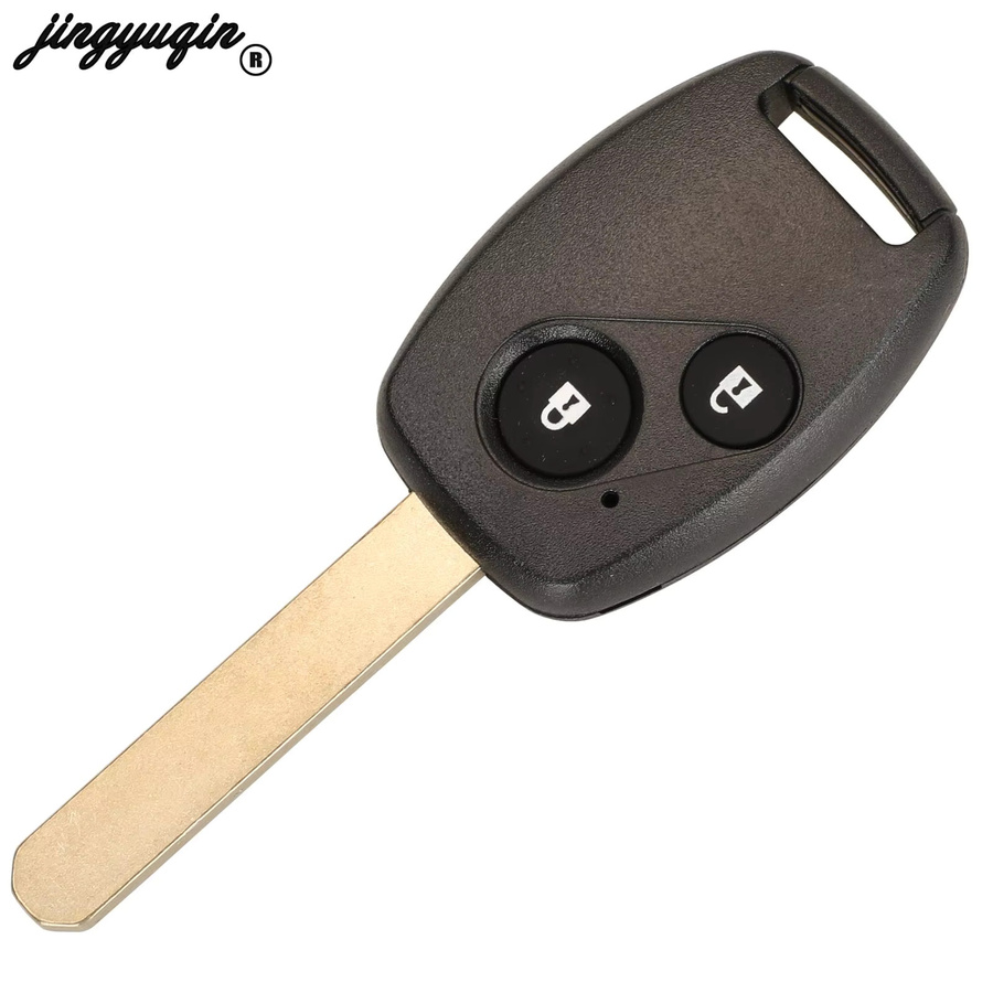 Jingyuqin MLBHLIK-1T Auto-Fernbedienungsschlüssel für Honda Accord CRV und Acura TL/ZDX in Schwarz mit 313,8/433 MHz, ID46 PCF7961 Chip, 2/3/4 Tasten und Schlüsselanhänger - Bild 1