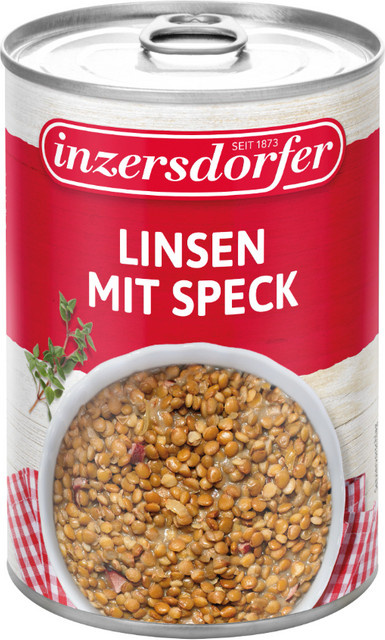 Inzersdorfer Linsen mit Speck 400 g - Bild 1