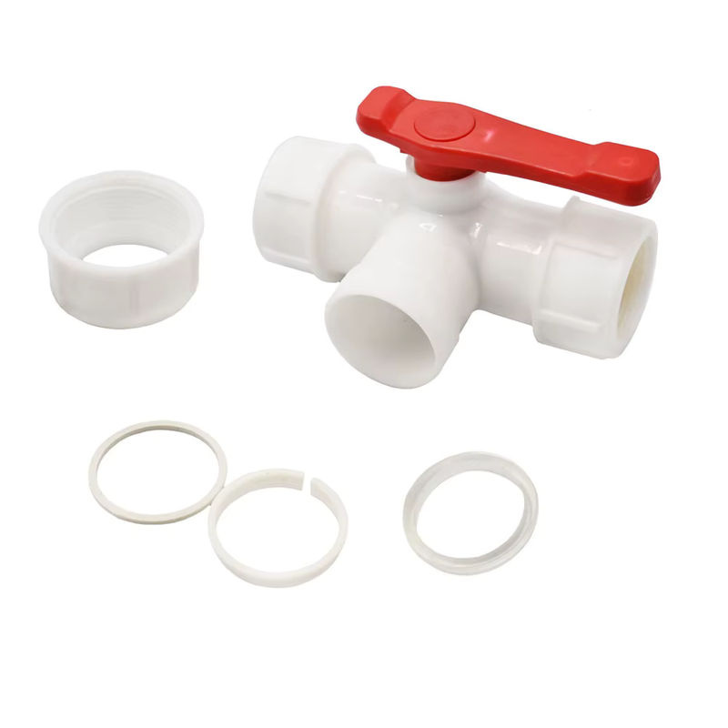 XGYN 3-Wege-Schnellverbinder T-Kupplung aus Kunststoff für PVC und PE, 20 mm - Bild 2
