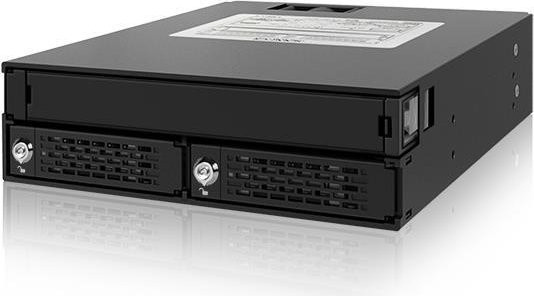 ICY DOCK ToughArmor MB994IKO-3SB Gehäuse für Speicherlaufwerke SATA 6Gb/s und SAS 12Gb/s in Schwarz - Bild 1