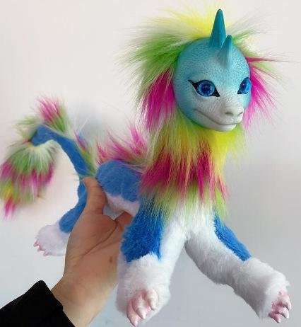 Yiran toy 1 Sisu Drache, Plüschtier, Blau, ab 14 Jahren - Bild 1