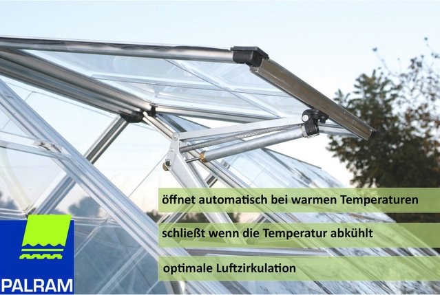 Palram Canopia Automatischer Fensteröffner für Gewächshaus aus Aluminium in Silber - Bild 2