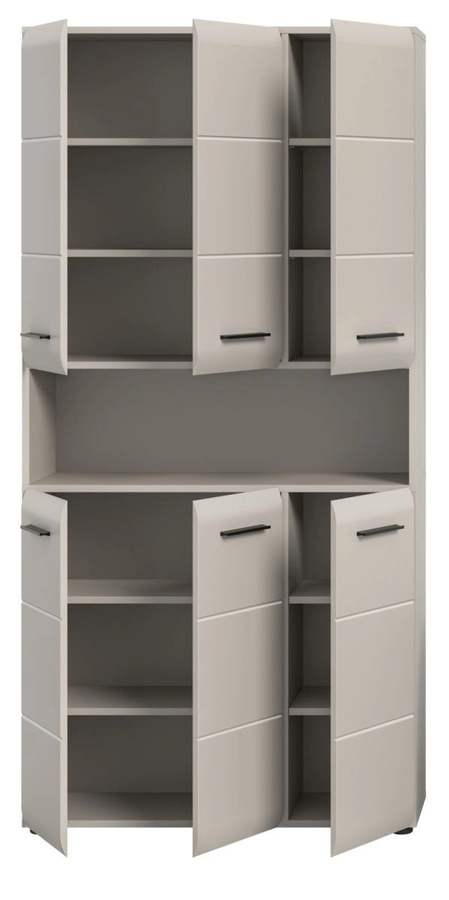 Badezimmer Hochschrank Cover in Kaschmir Sand, B/H: 90 x 185 cm - Bild 3
