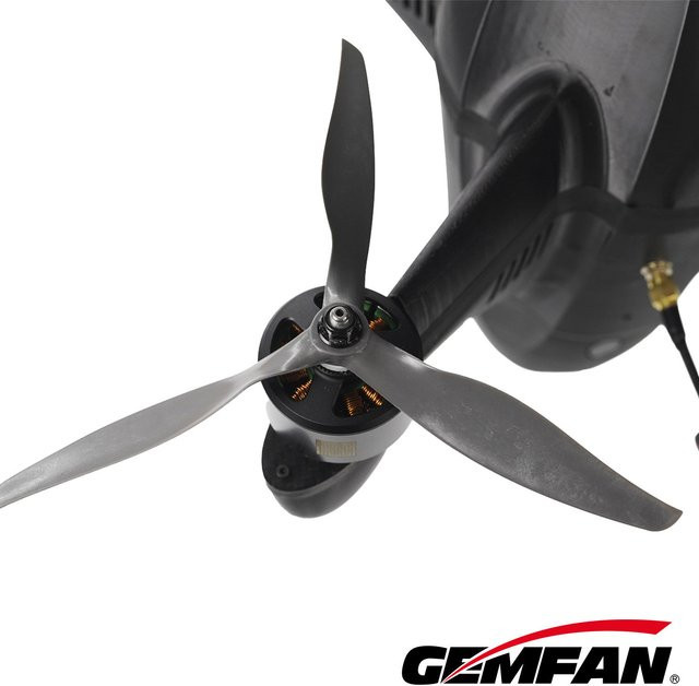 Gemfan Vortex 7X9X3 7-Zoll Glasfaser-Nylon Elektrischer Propeller, Schwarz, Kunststoff - Bild 1