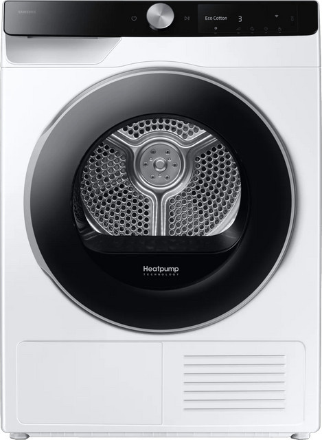 Samsung DV90DG6845LKU3 AI Dry+ Wärmepumpentrockner, Weiß, 9 kg - Bild 1