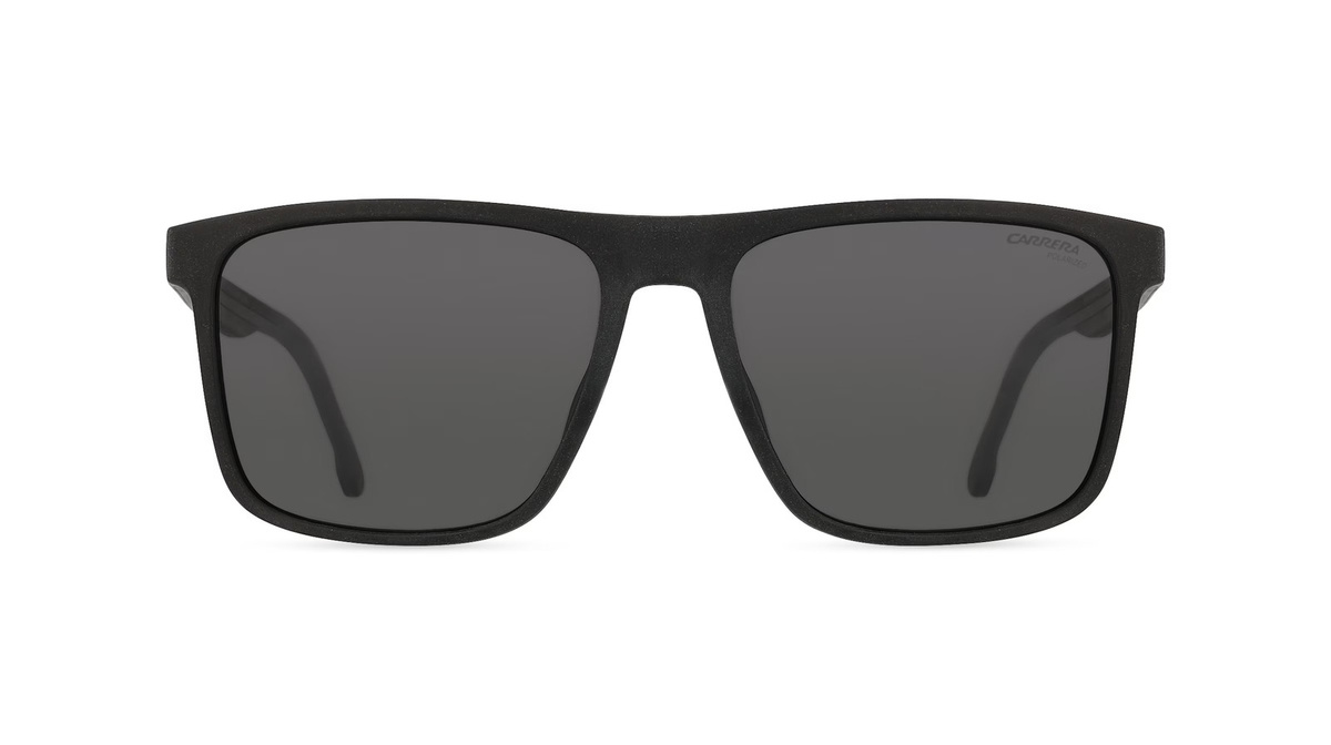 Carrera 8064/S Sonnenbrille, Vollrand, Quadratisch, Kunststoff, Schwarz, Grau, Herren - Bild 1