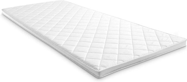 Matratzen Discount Topper T6 aus Komfortschaum in Weiß, B/T: 80 x 200 cm - Bild 1