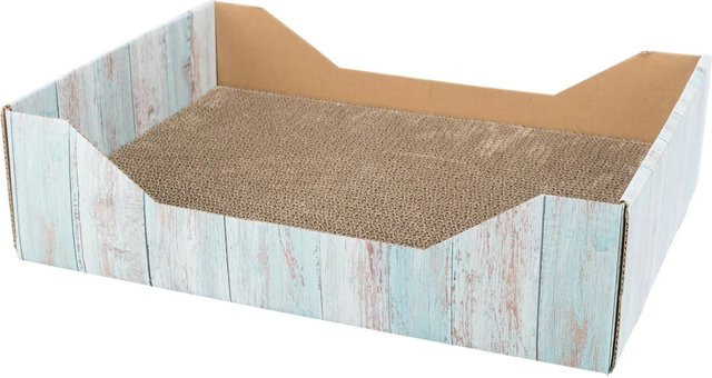 Trixie Kratzbett aus Pappe mit Katzenminze, H x B x T: 12 x 33 x 33 cm - Bild 1