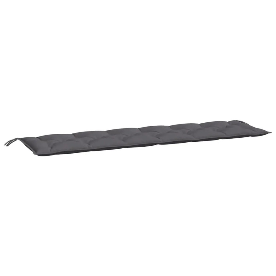 vidaXL Gartenbank-Auflage Anthrazit aus wasserabweisendem Oxford-Gewebe B/T/H: 200 x 50 x 7 cm - Bild 2