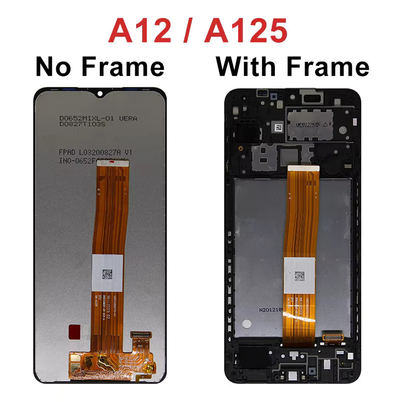 Samsung Galaxy A12 LCD IPS-Display mit Touchscreen-Ersatz in Schwarz für Modelle A125, A125F, A125U, A127, A127F und A127M - Bild 3