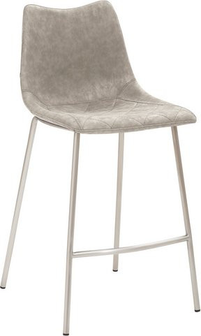 Mayer Sitzmöbel Barhocker 1175 in Grau mit Kunstleder und Metallgestell, B/H/T: 47 x 95,5 x 51 cm - Bild 1