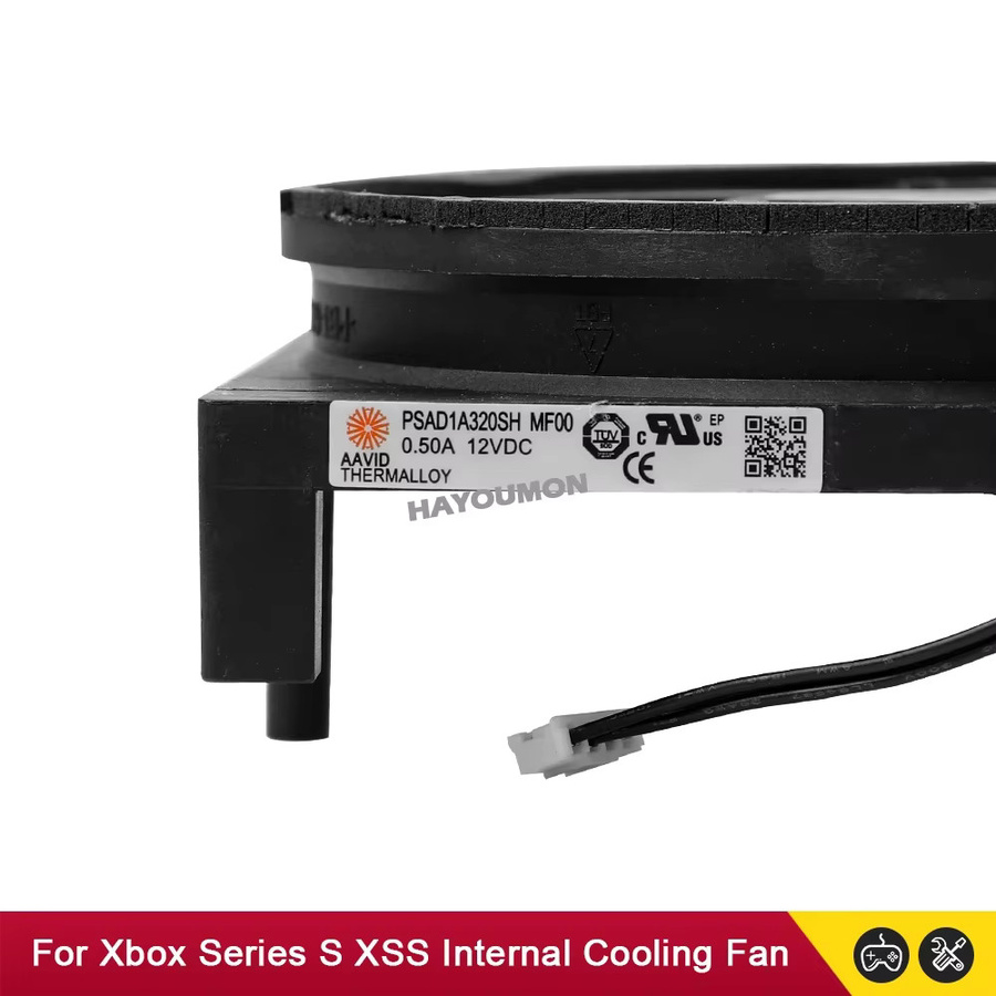 Royaldraid Ersatz-Lüfter für Xbox Series S, interner Kühlkörper-Lüfter in Schwarz für die interne Kühlung der Konsole - Bild 3