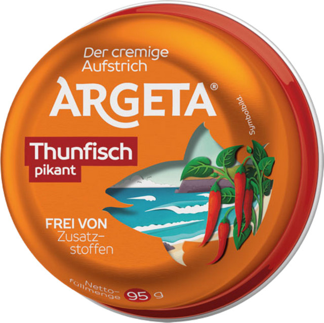 Argeta Thunfisch Aufstrich pikant glutenfrei 95 g - Bild 1