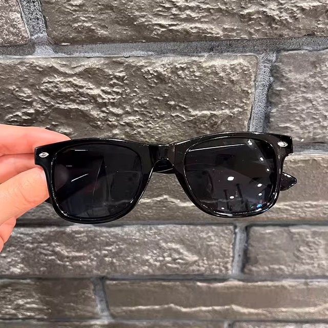 Hindfield Brille, Unisex, Vollrand, Square, Kunststoff, Schwarz - Bild 1