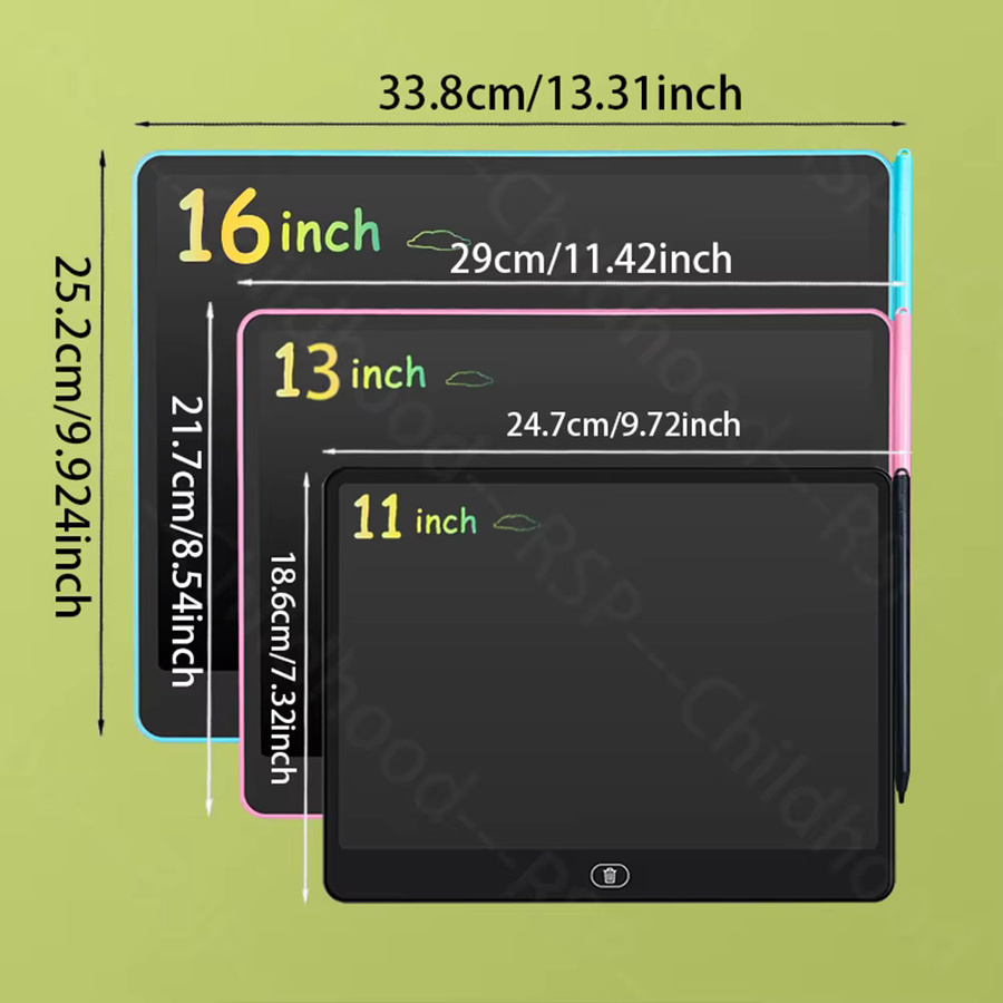 LCD-Zeichentablett, Schreibtafel, Mal- und Schreibpad, ab 3 Jahren - Bild 5