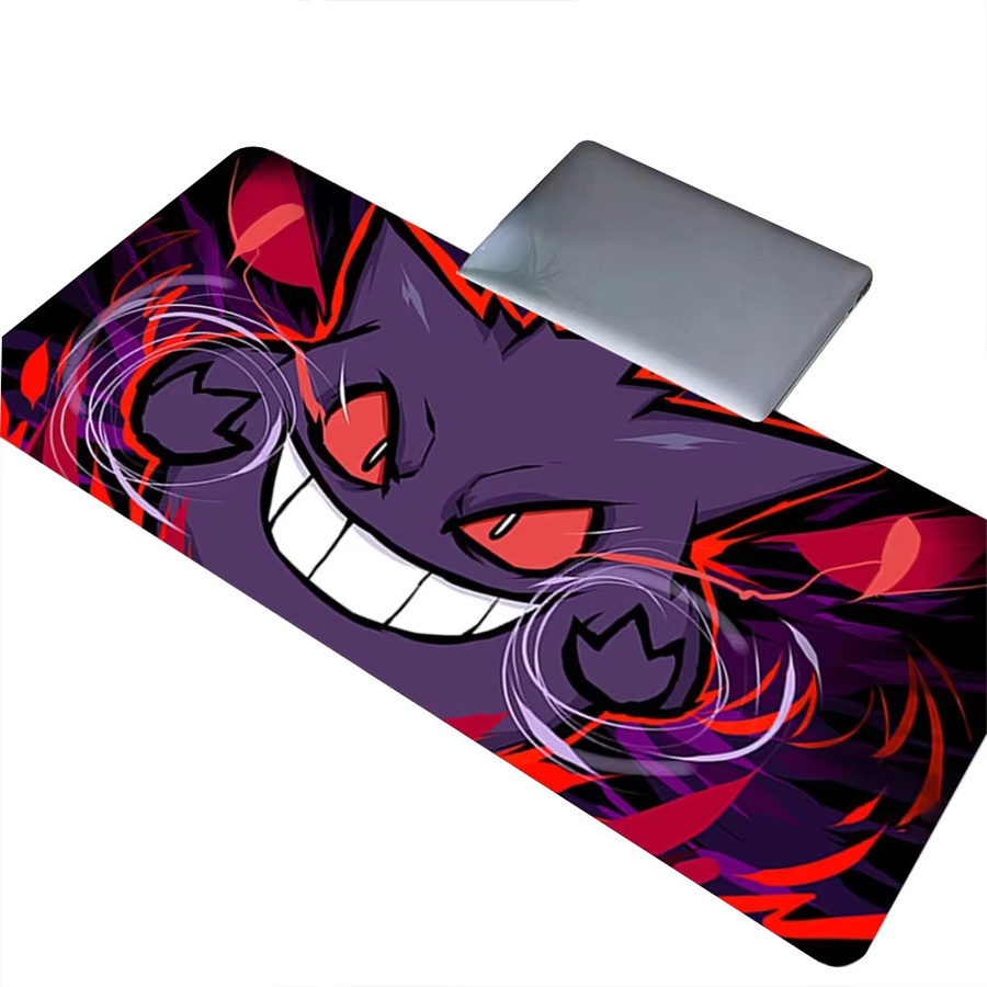 XXL Gaming Mauspad Gengar von Potdemiel in Purple, Schreibtischunterlage für PC und Tastatur, B/T: 90 x 40 cm - Bild 2