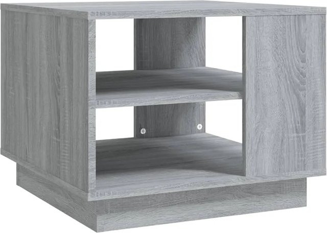 vidaXL Couchtisch in Grau Sonoma aus Holzwerkstoff mit modernem Design, B/T/H: 55 x 55 x 43 cm - Bild 1
