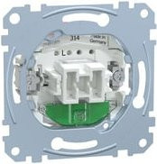 Merten Aus- und Wechselschalter-Einsatz mit LED-Orientierungslicht 10A MEG3136-0000 IP20 - Bild 1