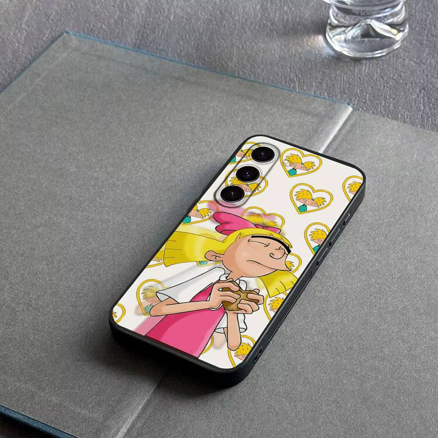 Hey A-Arnolds Cartoon Soft Cover Handyhülle für Samsung Galaxy S21 S22 S23 S24 S25 S26 Ultra FE Plus 5G A52S in Multicolour - Bild 3