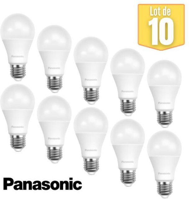 Panasonic LED-Glühbirnen Set E27 A60 10er Pack 8,5W 4000K Neutralweiß - Bild 1