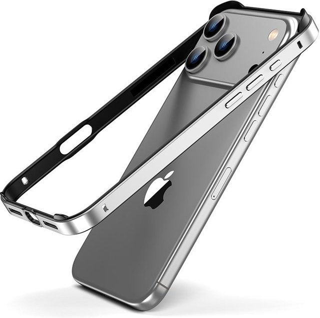 NYFundas Handyhülle aus Aluminium und Silikon für iPhone 17 Pro, 17 Air, 16 Pro Max und weitere Modelle in Kosmisches Orange - Bild 1