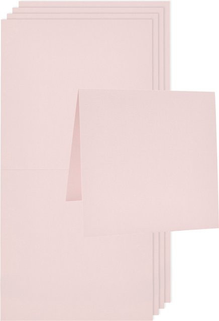 Rico Design Paper Poetry Luxury Karten Quadratisch Rosa - Bild 1