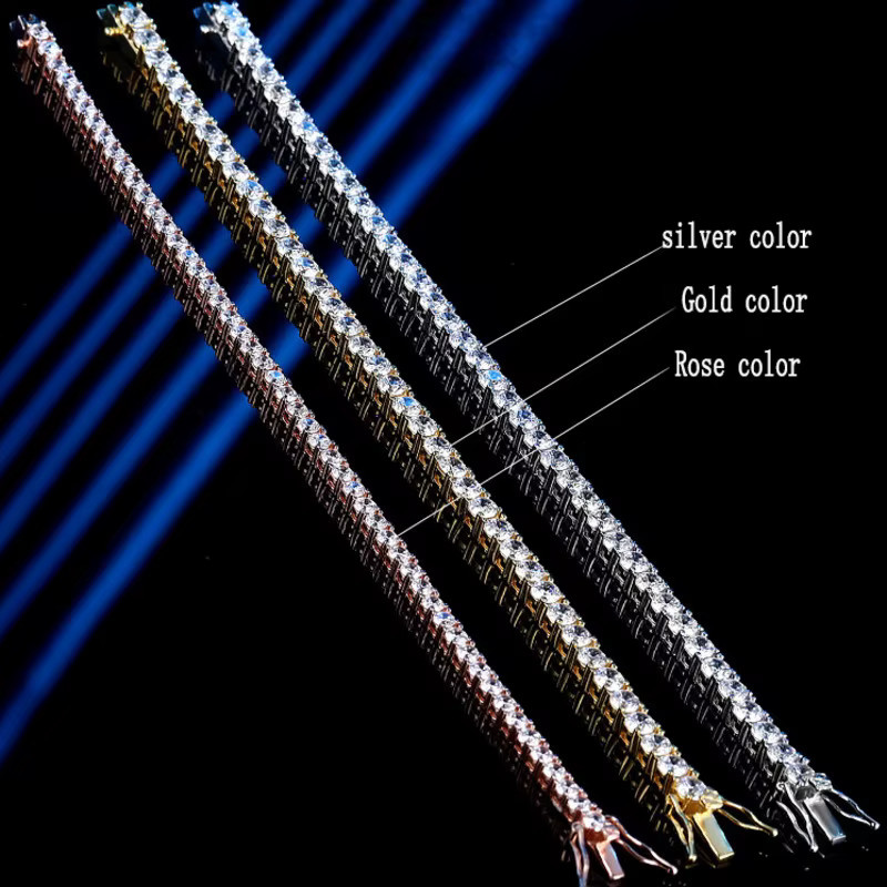 Bijox Tennis Armband, 925 Silber, Weiß, Diamant, Damen - Bild 1